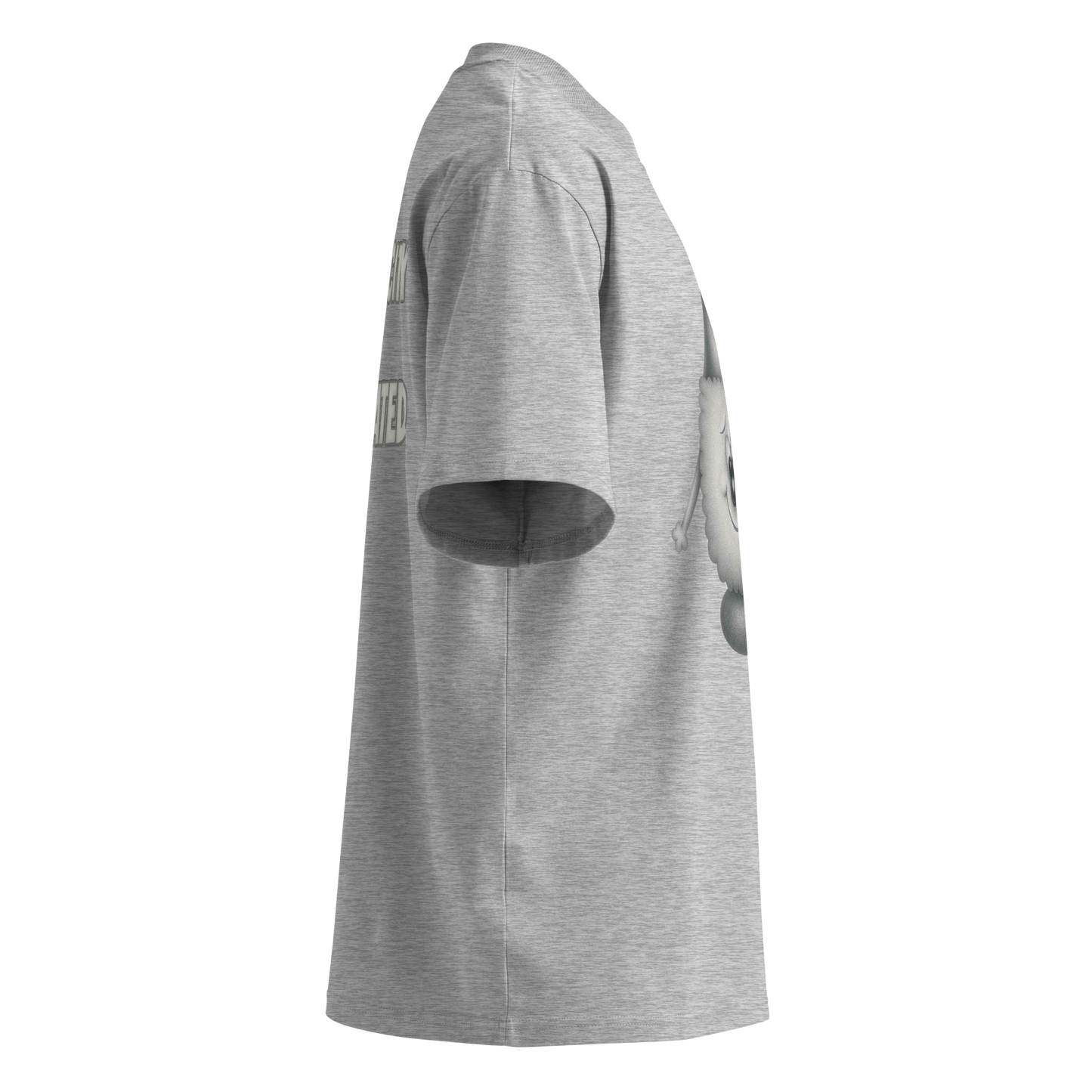 ALL GRAY “FLUFFY” TEE